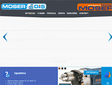 Tablet Screenshot of moser-dis.com